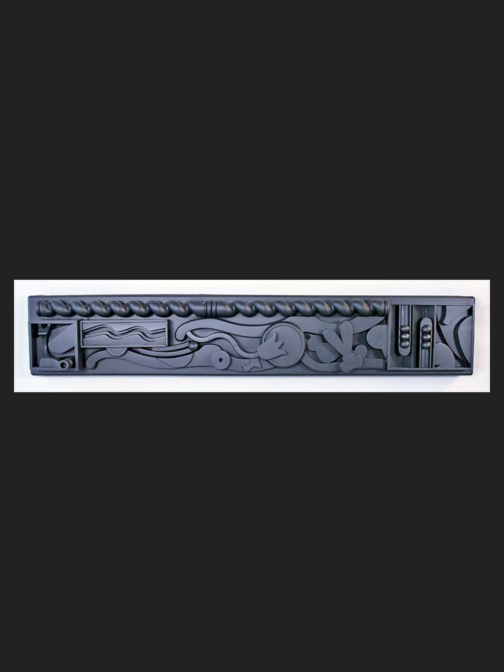 David Furman painted wooden sculpture