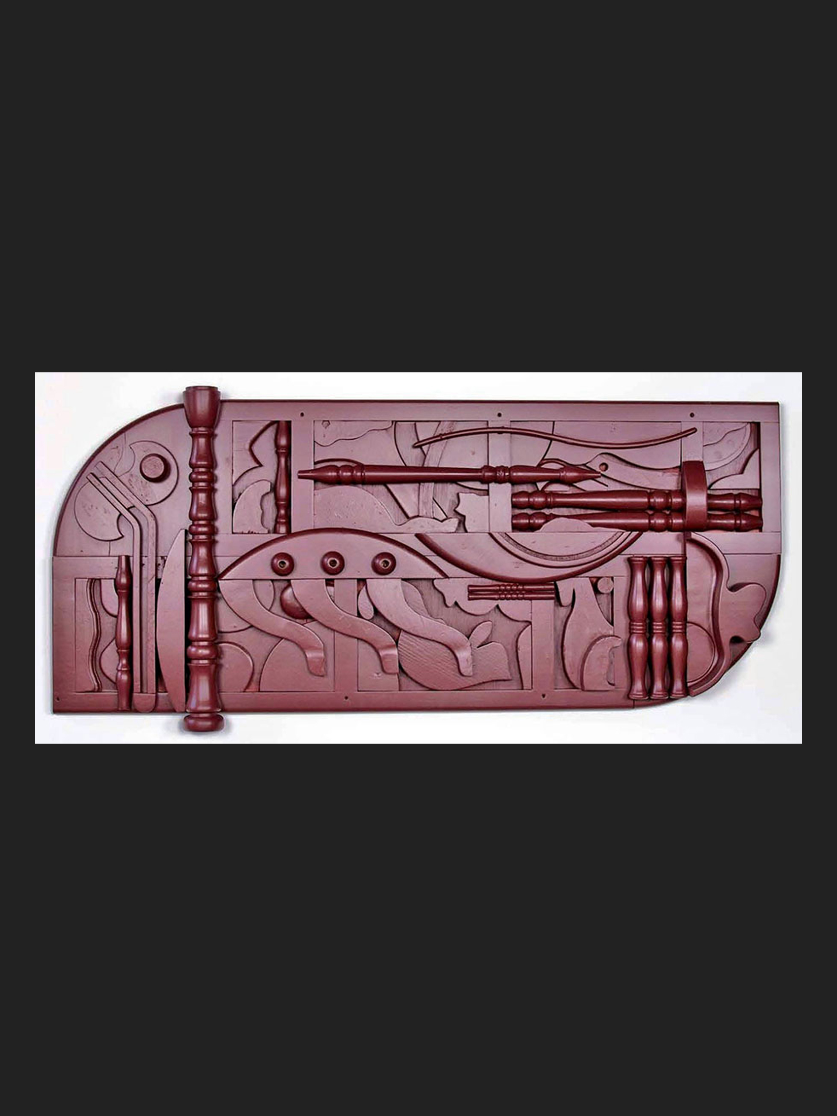 David Furman painted wooden sculpture