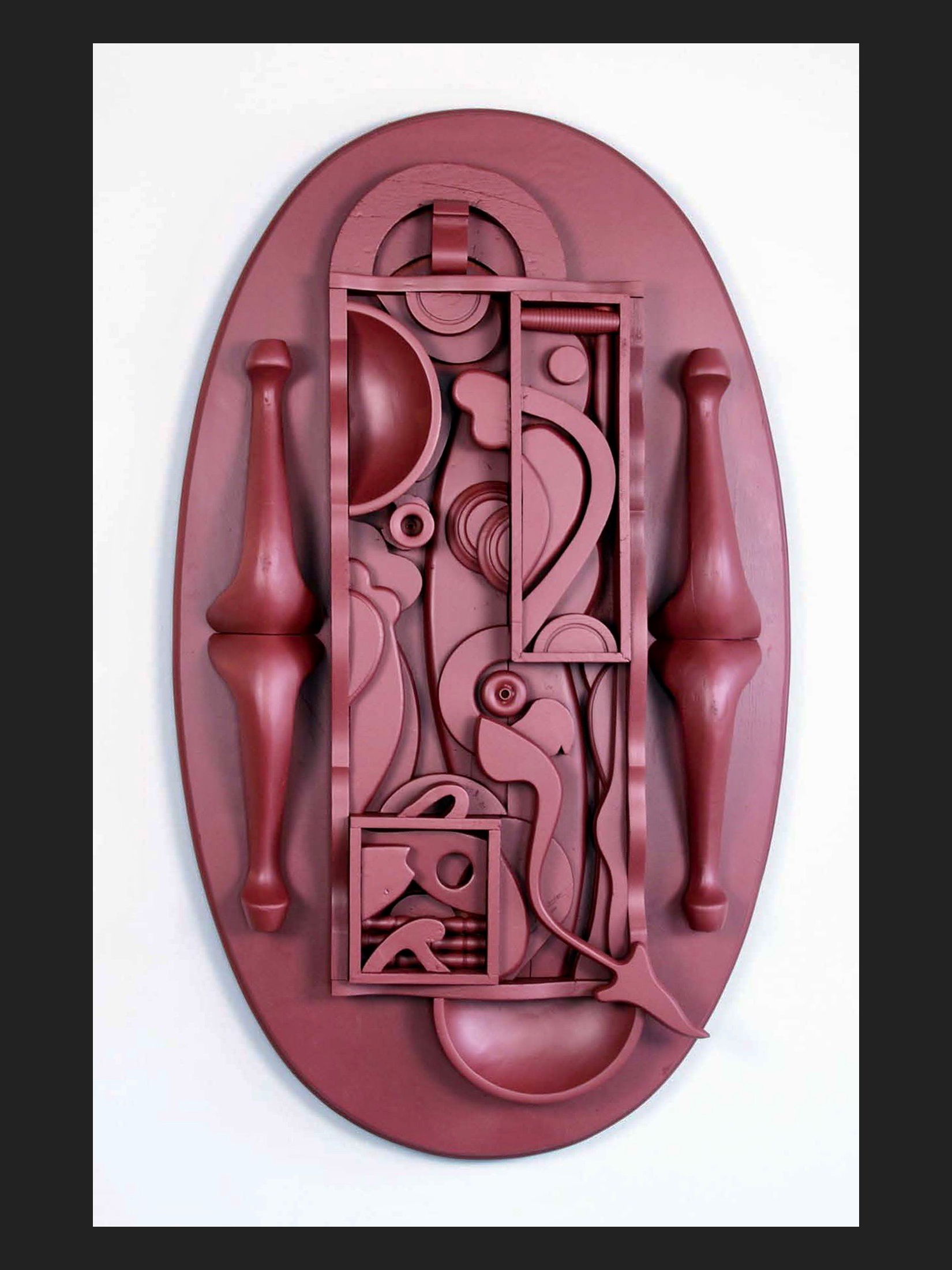 painted wooden sculpture David Furman