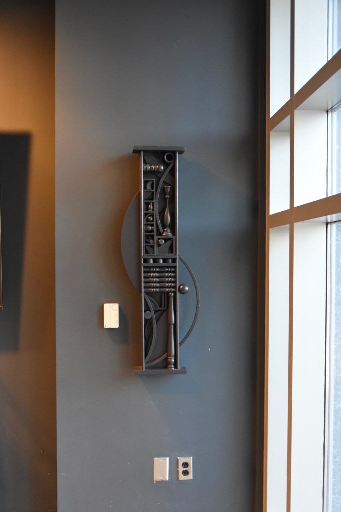 painted wooden sculpture