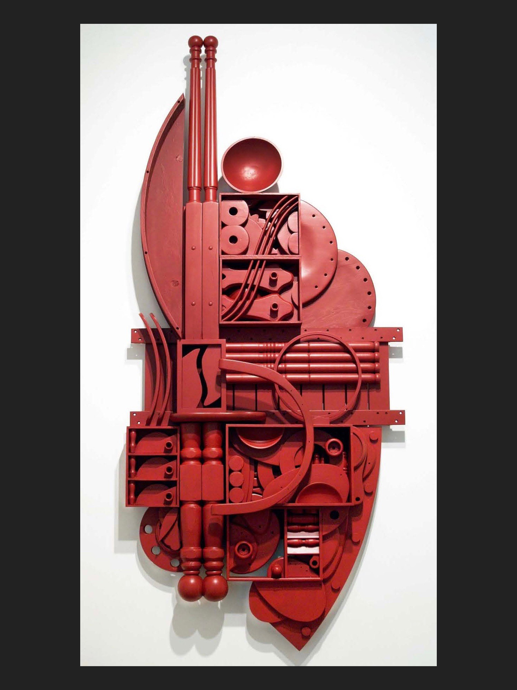 painted wooden sculpture David furman