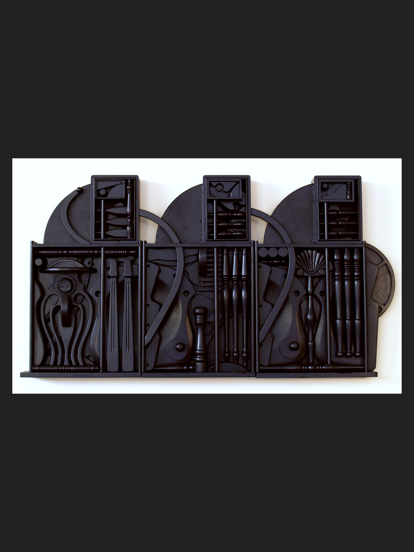 painted wooden sculpture David Furman