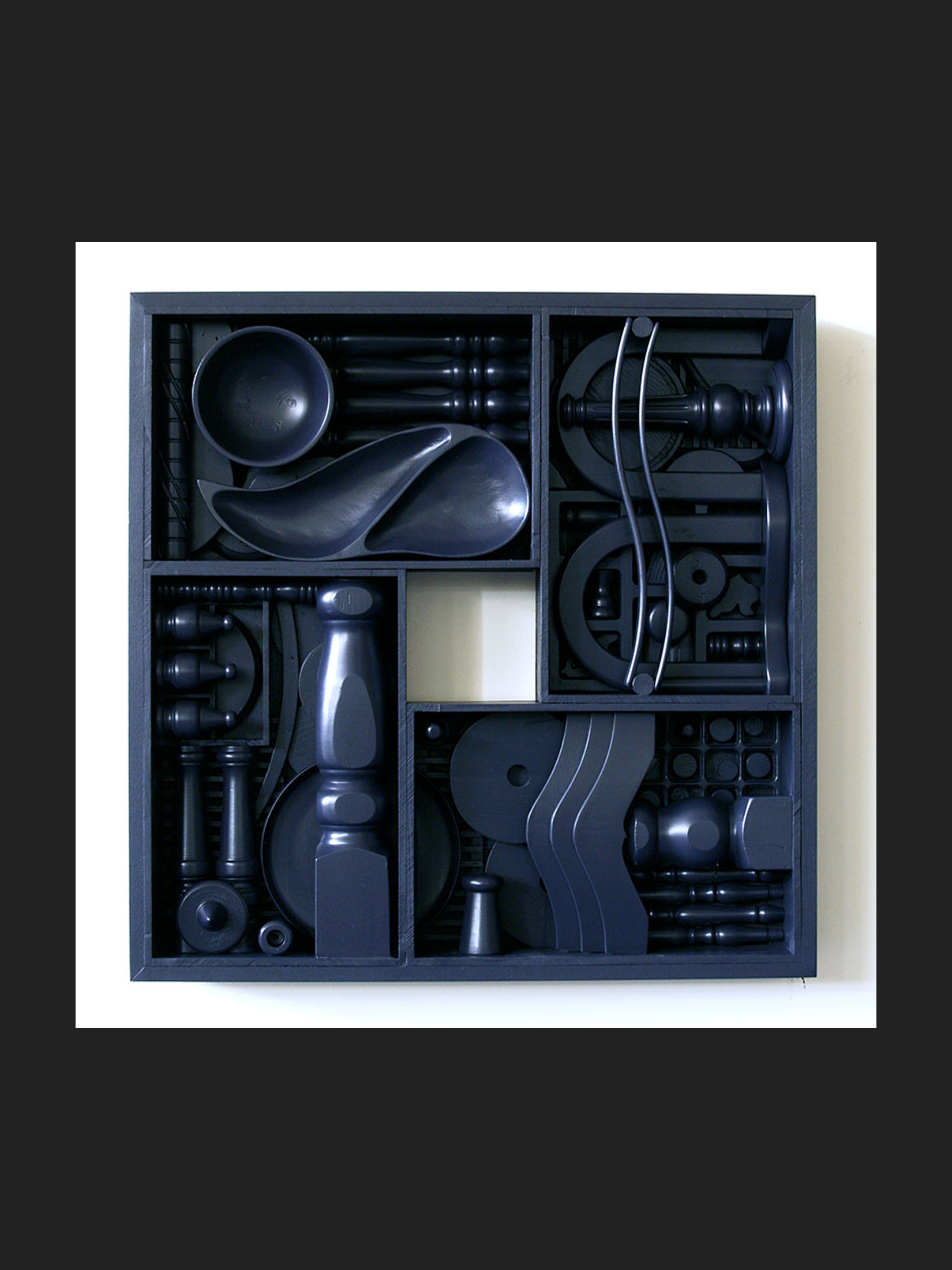 painted wooden sculpture David Furman