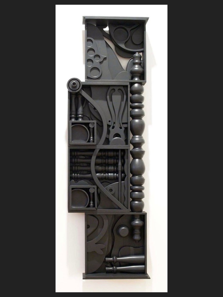 painted wooden sculpture