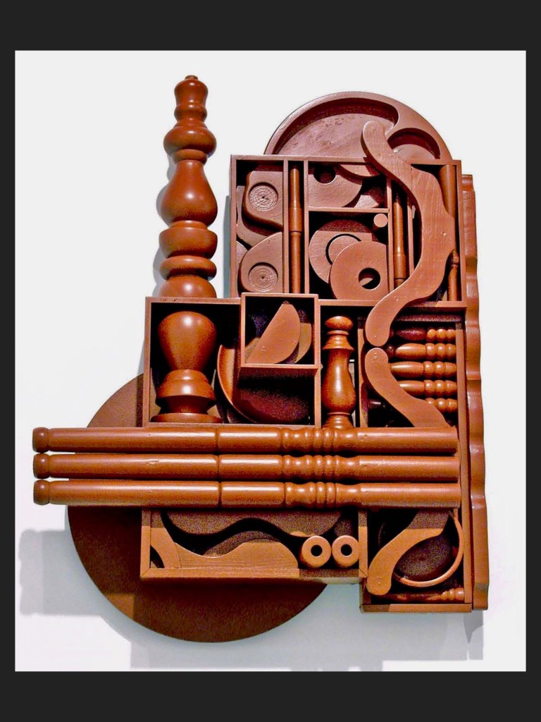 painted wooden sculpture